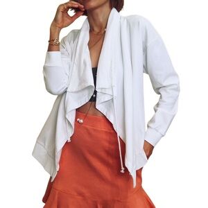 NWT* YOUNG FABULOUS & BROKE Open-Front Waterfall Cardigan